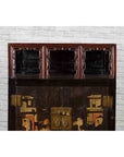 Chinese Qing Dynasty Period 19th Century Cabinet with Original Brown Lacquer-5. Asian & Chinese Furniture, Art, Antiques, Vintage Home Décor for sale at FEA Home