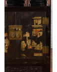 Chinese Qing Dynasty Period 19th Century Cabinet with Original Brown Lacquer-8. Asian & Chinese Furniture, Art, Antiques, Vintage Home Décor for sale at FEA Home