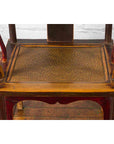 Pair of Chinese Qing Dynasty 19th Century Yoke Back Armchairs with Rattan Seats-18. Asian & Chinese Furniture, Art, Antiques, Vintage Home Décor for sale at FEA Home