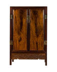 Chinese Two-Toned Early 20th Century Cabinet with Carved Apron and Inner Drawers-1. Asian & Chinese Furniture, Art, Antiques, Vintage Home Décor for sale at FEA Home