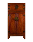 19th Century Brown Cabinet with Unexpected Internal Drawers and Shelving-1. Asian & Chinese Furniture, Art, Antiques, Vintage Home Décor for sale at FEA Home