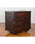 Japanese 19th Century Merchant's Chest with Drawers and Door, Mounted on Wheels-3. Asian & Chinese Furniture, Art, Antiques, Vintage Home Décor for sale at FEA Home