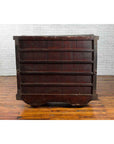 Japanese 19th Century Merchant's Chest with Drawers and Door, Mounted on Wheels-15. Asian & Chinese Furniture, Art, Antiques, Vintage Home Décor for sale at FEA Home