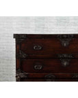 Japanese 19th Century Merchant's Chest with Drawers and Door, Mounted on Wheels-5. Asian & Chinese Furniture, Art, Antiques, Vintage Home Décor for sale at FEA Home