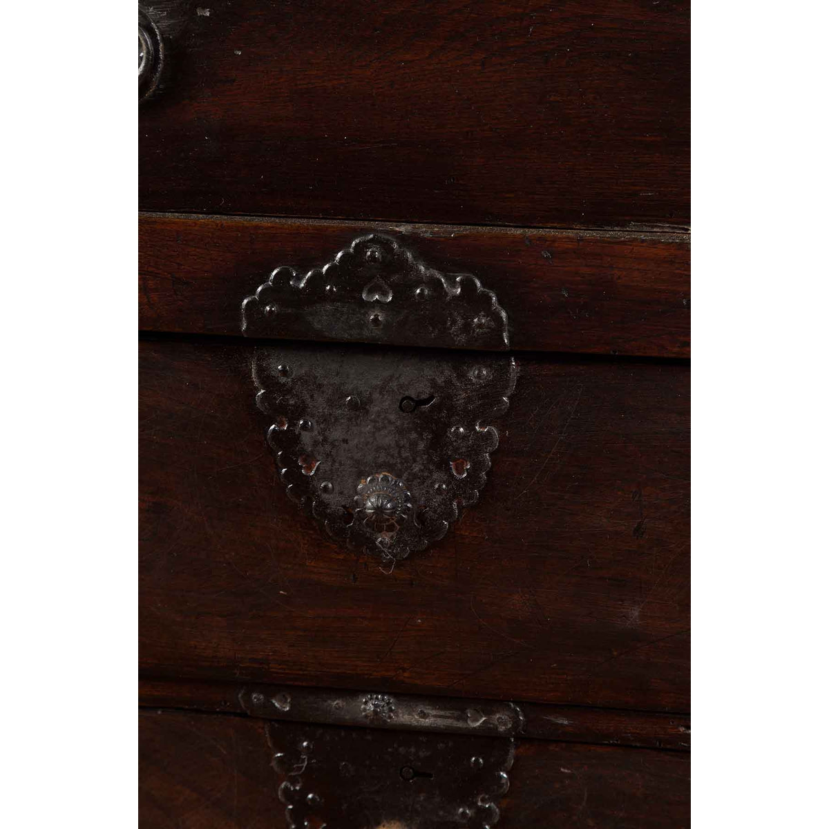Japanese 19th Century Merchant's Chest with Drawers and Door, Mounted on Wheels-11. Asian & Chinese Furniture, Art, Antiques, Vintage Home Décor for sale at FEA Home