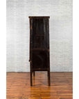 Chinese Qing Dynasty 19th Century Red Cabinet with Hand Painted Chinoiseries-19. Asian & Chinese Furniture, Art, Antiques, Vintage Home Décor for sale at FEA Home