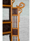 Chinese Qing Dynasty 19th Century Bamboo Washstand with Lacquered Panels-14. Asian & Chinese Furniture, Art, Antiques, Vintage Home Décor for sale at FEA Home