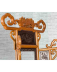 Chinese Qing Dynasty 19th Century Bamboo Washstand with Lacquered Panels-16. Asian & Chinese Furniture, Art, Antiques, Vintage Home Décor for sale at FEA Home