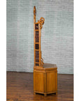 Chinese Qing Dynasty 19th Century Bamboo Washstand with Lacquered Panels-17. Asian & Chinese Furniture, Art, Antiques, Vintage Home Décor for sale at FEA Home