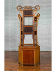 Chinese Qing Dynasty 19th Century Bamboo Washstand with Lacquered Panels-18. Asian & Chinese Furniture, Art, Antiques, Vintage Home Décor for sale at FEA Home