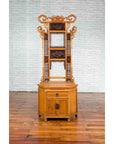 Chinese Qing Dynasty 19th Century Bamboo Washstand with Lacquered Panels-2. Asian & Chinese Furniture, Art, Antiques, Vintage Home Décor for sale at FEA Home