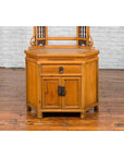 Chinese Qing Dynasty 19th Century Bamboo Washstand with Lacquered Panels-5. Asian & Chinese Furniture, Art, Antiques, Vintage Home Décor for sale at FEA Home