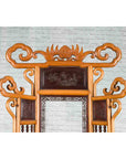 Chinese Qing Dynasty 19th Century Bamboo Washstand with Lacquered Panels-7. Asian & Chinese Furniture, Art, Antiques, Vintage Home Décor for sale at FEA Home