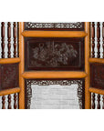 Chinese Qing Dynasty 19th Century Bamboo Washstand with Lacquered Panels-10. Asian & Chinese Furniture, Art, Antiques, Vintage Home Décor for sale at FEA Home