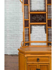 Chinese Qing Dynasty 19th Century Bamboo Washstand with Lacquered Panels-11. Asian & Chinese Furniture, Art, Antiques, Vintage Home Décor for sale at FEA Home