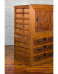 Large Japanese Meiji Period 19th Century Futon Tansu Cabinet with Iron Hardware-12. Asian & Chinese Furniture, Art, Antiques, Vintage Home Décor for sale at FEA Home