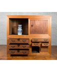 Large Japanese Meiji Period 19th Century Futon Tansu Cabinet with Iron Hardware-4. Asian & Chinese Furniture, Art, Antiques, Vintage Home Décor for sale at FEA Home