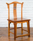 Chinese Qing Dynasty Lamp Hanger Chair with Carved Splat and Two Toned Finish-3. Asian & Chinese Furniture, Art, Antiques, Vintage Home Décor for sale at FEA Home