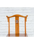 Chinese Qing Dynasty Lamp Hanger Chair with Carved Splat and Two Toned Finish-5. Asian & Chinese Furniture, Art, Antiques, Vintage Home Décor for sale at FEA Home