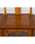 Chinese Qing Dynasty Lamp Hanger Chair with Carved Splat and Two Toned Finish-8. Asian & Chinese Furniture, Art, Antiques, Vintage Home Décor for sale at FEA Home