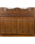Javanese Architectural Panel with Carved Floral Motifs and Polychrome Accents-7. Asian & Chinese Furniture, Art, Antiques, Vintage Home Décor for sale at FEA Home