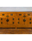 Qing Dynasty Elm Sideboard with Four Drawers over Four Doors and Natural Patina-2. Asian & Chinese Furniture, Art, Antiques, Vintage Home Décor for sale at FEA Home