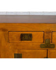 Qing Dynasty Elm Sideboard with Four Drawers over Four Doors and Natural Patina-6. Asian & Chinese Furniture, Art, Antiques, Vintage Home Décor for sale at FEA Home