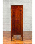 Chinese Qing Dynasty 19th Century Red Cabinet with Eight Doors and Four Drawers-17. Asian & Chinese Furniture, Art, Antiques, Vintage Home Décor for sale at FEA Home