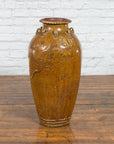 Tall Antique Qing Dynasty Period Martaban Jar from China, 18th-19th Century-5. Asian & Chinese Furniture, Art, Antiques, Vintage Home Décor for sale at FEA Home