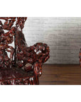 Chinese Handcrafted Dark Azalea Root Armchairs from China-12. Asian & Chinese Furniture, Art, Antiques, Vintage Home Décor for sale at FEA Home