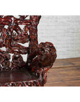 Chinese Handcrafted Dark Azalea Root Armchairs from China-13. Asian & Chinese Furniture, Art, Antiques, Vintage Home Décor for sale at FEA Home
