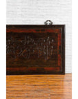 Large Chinese Early 20th Century Hand Carved Shop Sign with Calligraphy-4. Asian & Chinese Furniture, Art, Antiques, Vintage Home Décor for sale at FEA Home