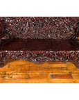 Chinese Late 20th Century Hand Carved Azalea Wood Root Lacquered Settee-14. Asian & Chinese Furniture, Art, Antiques, Vintage Home Décor for sale at FEA Home