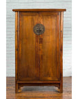 19th Century Chinese Qing Dynasty Period Wooden Cabinet with Bronze Medallion-2. Asian & Chinese Furniture, Art, Antiques, Vintage Home Décor for sale at FEA Home