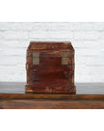 Chinese Early 20th Century Document Box with Scalloped Décor and Removable Panel-12. Asian & Chinese Furniture, Art, Antiques, Vintage Home Décor for sale at FEA Home