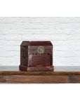 Chinese Early 20th Century Document Box with Scalloped Décor and Removable Panel-9. Asian & Chinese Furniture, Art, Antiques, Vintage Home Décor for sale at FEA Home