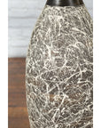 Tall Contemporary Artisan Prem Collection Black Neck Vase White Dripping Décor-13. Asian & Chinese Furniture, Art, Antiques, Vintage Home Décor for sale at FEA Home