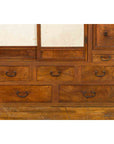 Japanese Meiji Period Kanto Style Kiri Wood Kitchen Cabinet with Sliding Doors-8. Asian & Chinese Furniture, Art, Antiques, Vintage Home Décor for sale at FEA Home
