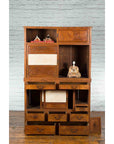 Japanese Meiji Period Kanto Style Kiri Wood Kitchen Cabinet with Sliding Doors-3. Asian & Chinese Furniture, Art, Antiques, Vintage Home Décor for sale at FEA Home