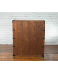 Japanese Early 20th Century Wooden Tansu Clothing Cabinet with Mirrored Door-8. Asian & Chinese Furniture, Art, Antiques, Vintage Home Décor for sale at FEA Home