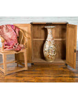 Japanese Early 20th Century Wooden Tansu Clothing Cabinet with Mirrored Door-3. Asian & Chinese Furniture, Art, Antiques, Vintage Home Décor for sale at FEA Home