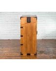 Japanese Early 20th Century Wooden Tansu Clothing Cabinet with Mirrored Door-12. Asian & Chinese Furniture, Art, Antiques, Vintage Home Décor for sale at FEA Home