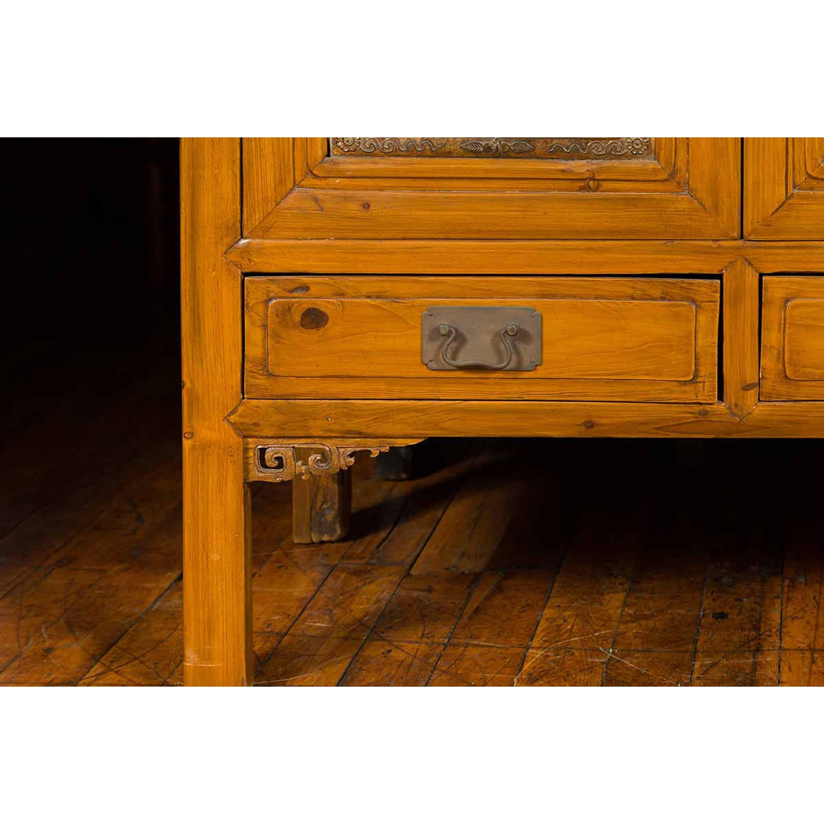 Chinese Qing Dynasty 19th Century Cabinet with Guanyin and Ceremonial Ancestors-7. Asian & Chinese Furniture, Art, Antiques, Vintage Home Décor for sale at FEA Home