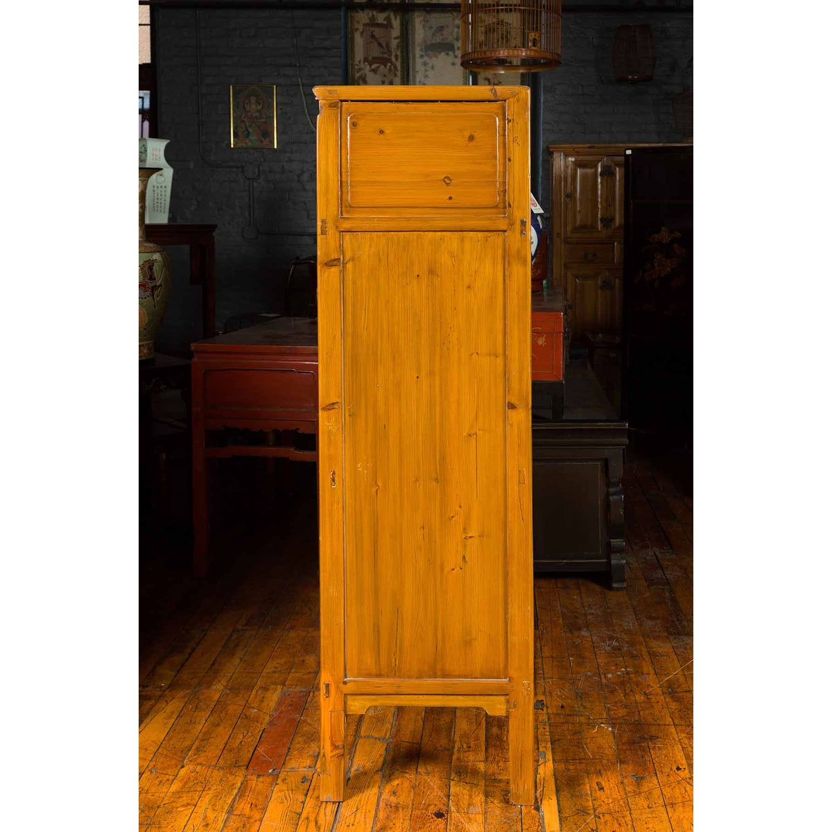 Chinese Qing Dynasty 19th Century Cabinet with Guanyin and Ceremonial Ancestors-8. Asian & Chinese Furniture, Art, Antiques, Vintage Home Décor for sale at FEA Home