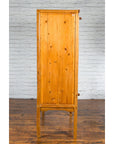 Chinese Qing Dynasty Ningbo Cypress and Rosewood Cabinet with Brass Hardware-15. Asian & Chinese Furniture, Art, Antiques, Vintage Home Décor for sale at FEA Home