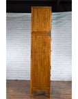 Large Chinese Qing Dynasty 1800s Oak Wood Compound Cabinet with Brass Medallions-17. Asian & Chinese Furniture, Art, Antiques, Vintage Home Décor for sale at FEA Home