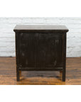Chinese Early 20th Century Natural Lacquer Side Table with Brass Hardware-15. Asian & Chinese Furniture, Art, Antiques, Vintage Home Décor for sale at FEA Home