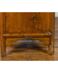 Chinese Early 20th Century Natural Lacquer Side Table with Brass Hardware-17. Asian & Chinese Furniture, Art, Antiques, Vintage Home Décor for sale at FEA Home