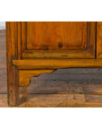 Chinese Early 20th Century Natural Lacquer Side Table with Brass Hardware-6. Asian & Chinese Furniture, Art, Antiques, Vintage Home Décor for sale at FEA Home