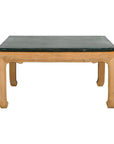 Ming Dynasty Style Coffee Table with Green Lacquer Top and Natural Patina-1. Asian & Chinese Furniture, Art, Antiques, Vintage Home Décor for sale at FEA Home